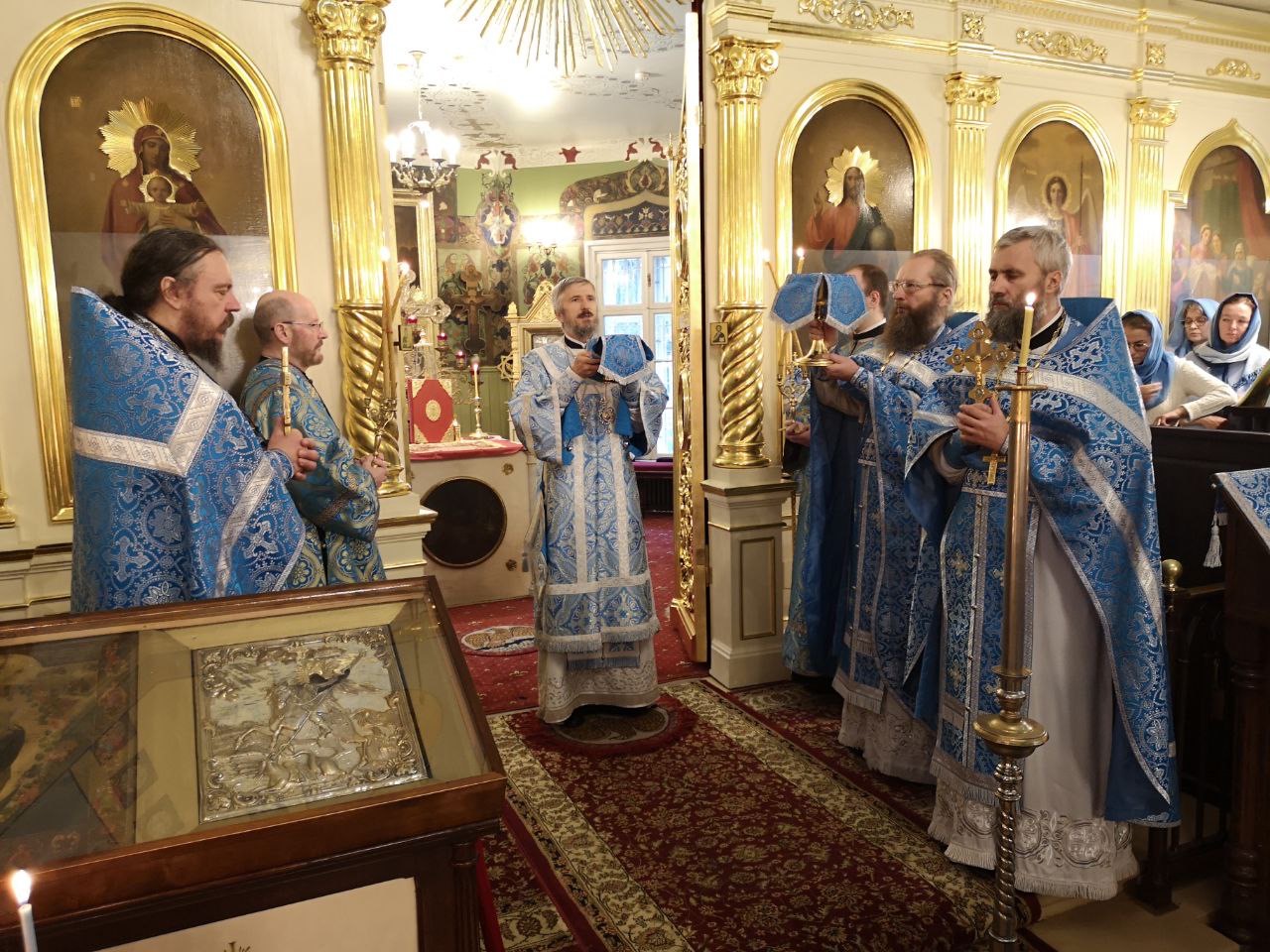 Архиерейские богослужения в день храмового праздника